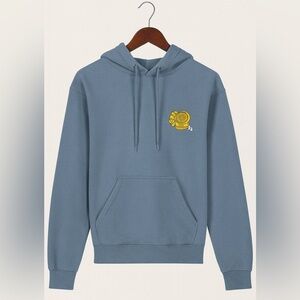Rehoboth Beach Parrot Beach House Biergarten Blue Graphic Hoodie – Men’s XL
